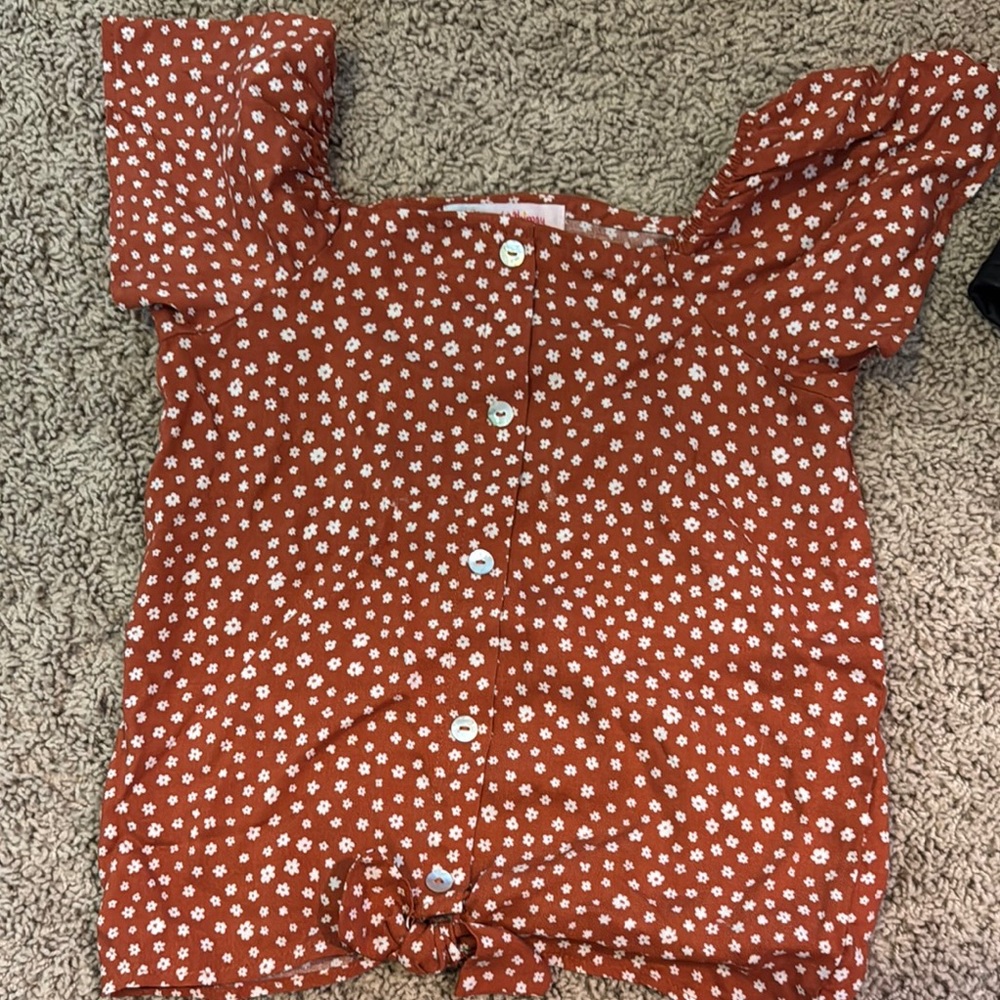 Floral Button-Up Top